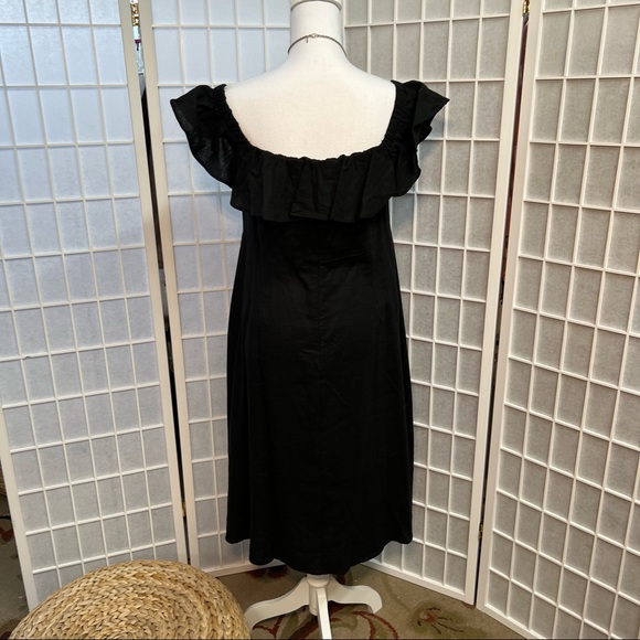 ASOS Off the Shoulder Black Dress - Picture 2 of 9